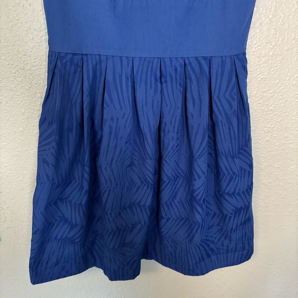 Armani Exchange Cobalt Blue Sleeveless Mini A Line Dress Sz 2‎ Party Cocktail - Picture 5 of 11